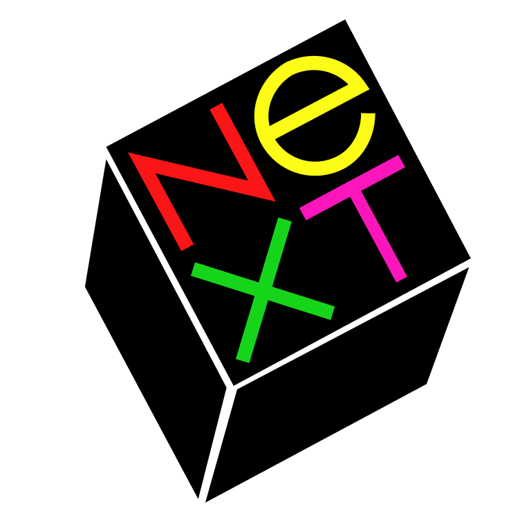 Il logo della società Next, fondata da Steve Jobs.